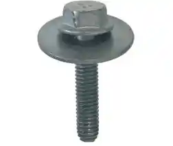 RESTAGRAF 11384 Vis tête H à embase+rondelle M6-1x30mm pour bouclier : Dacia Renault