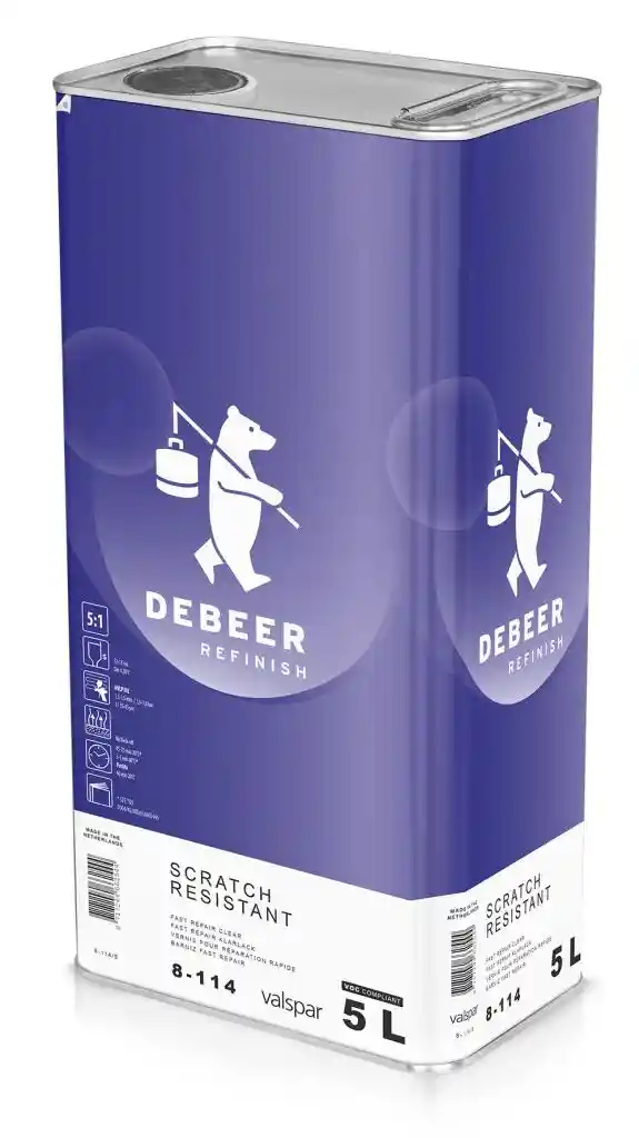 DEBEER 8-114 Fast anti-scratch clearcoat 5L