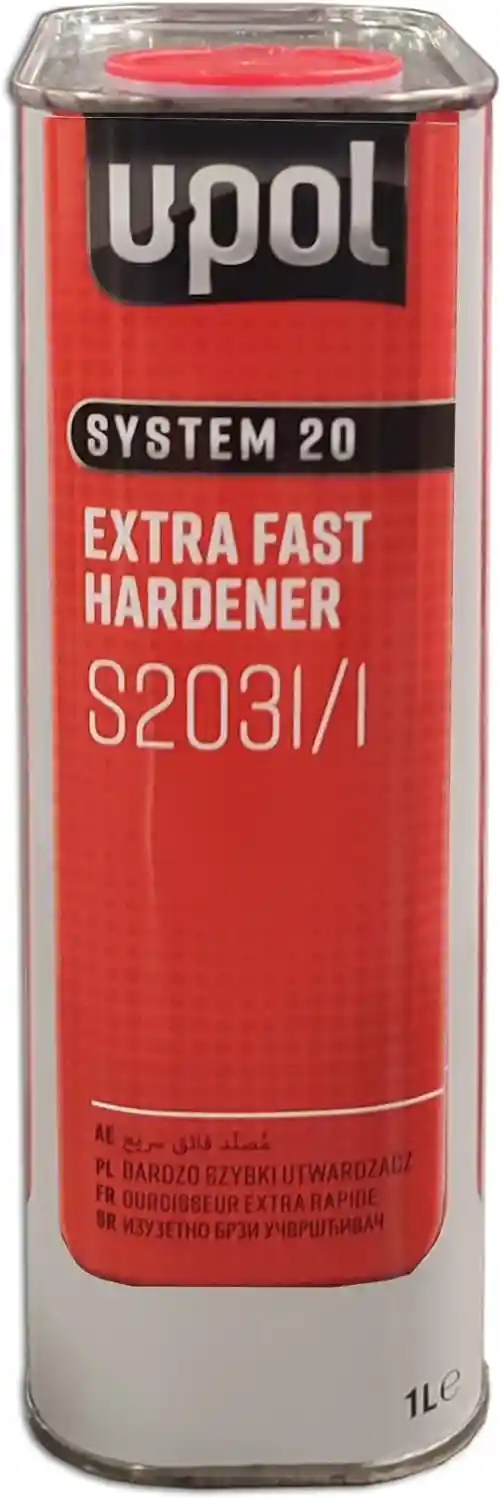 U-POL S2031/1 Durcisseur extra rapide pour vernis HS et apprets UHS - 1L