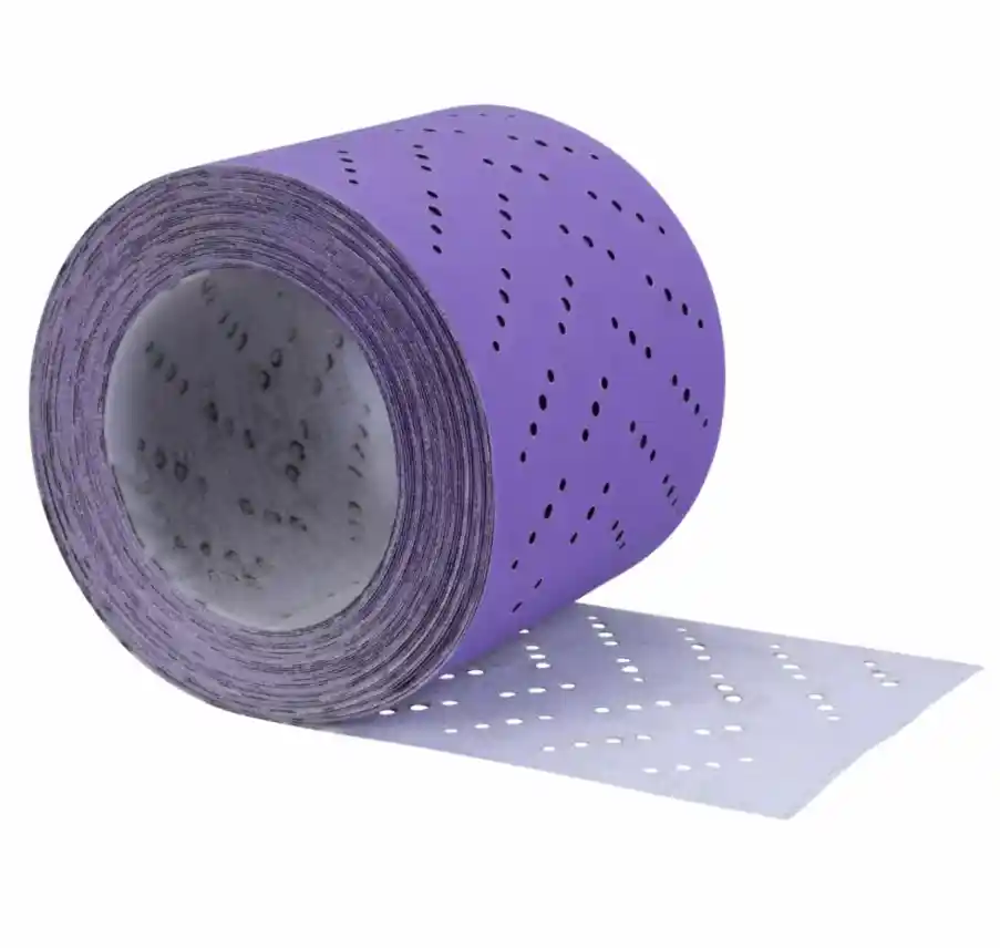 3M 34468 P240 115mm x 12m - Rouleau de coupes abrasives Cubitron 737U
