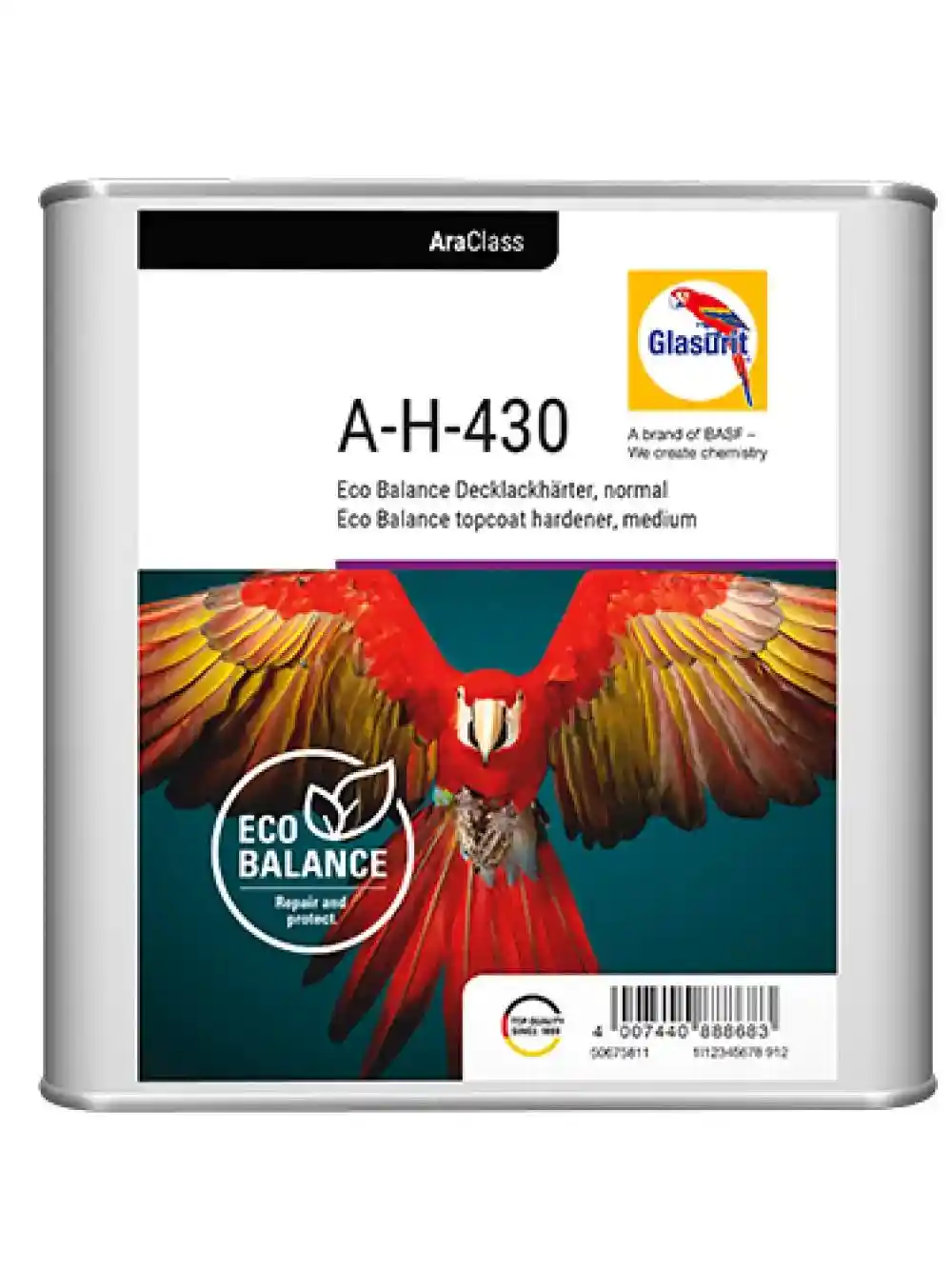GLASURIT A-H-430 Durcisseur standard 2.5L pour vernis