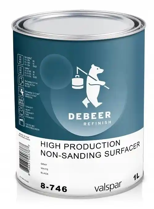 DEBEER 8-746/1 Gris - Apprêt sans ponçage haute productivité 1L
