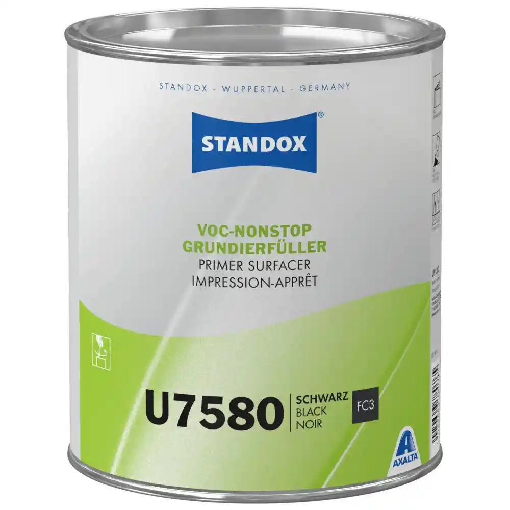 STANDOX 02078076 Noir U7580 - Impression apprêt VOC Nonstop 3.5L