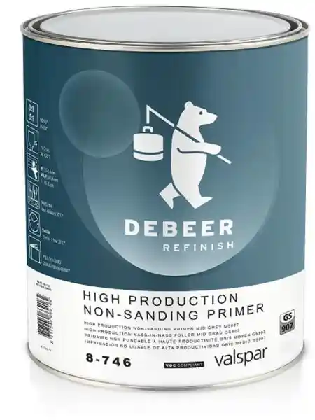 DEBEER 8-746 Grey high productivity no-sanding primer 3L