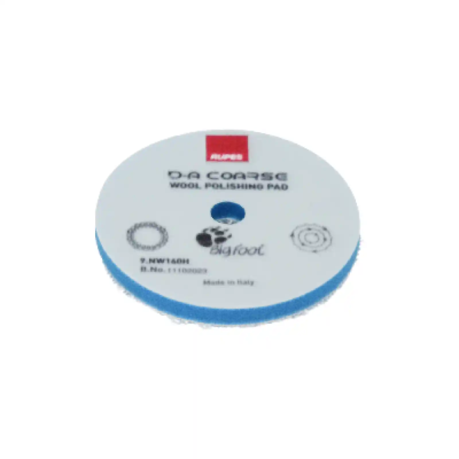 RUPES D-A_100M Diam 80mm 1 blue coarse wool polishing pad