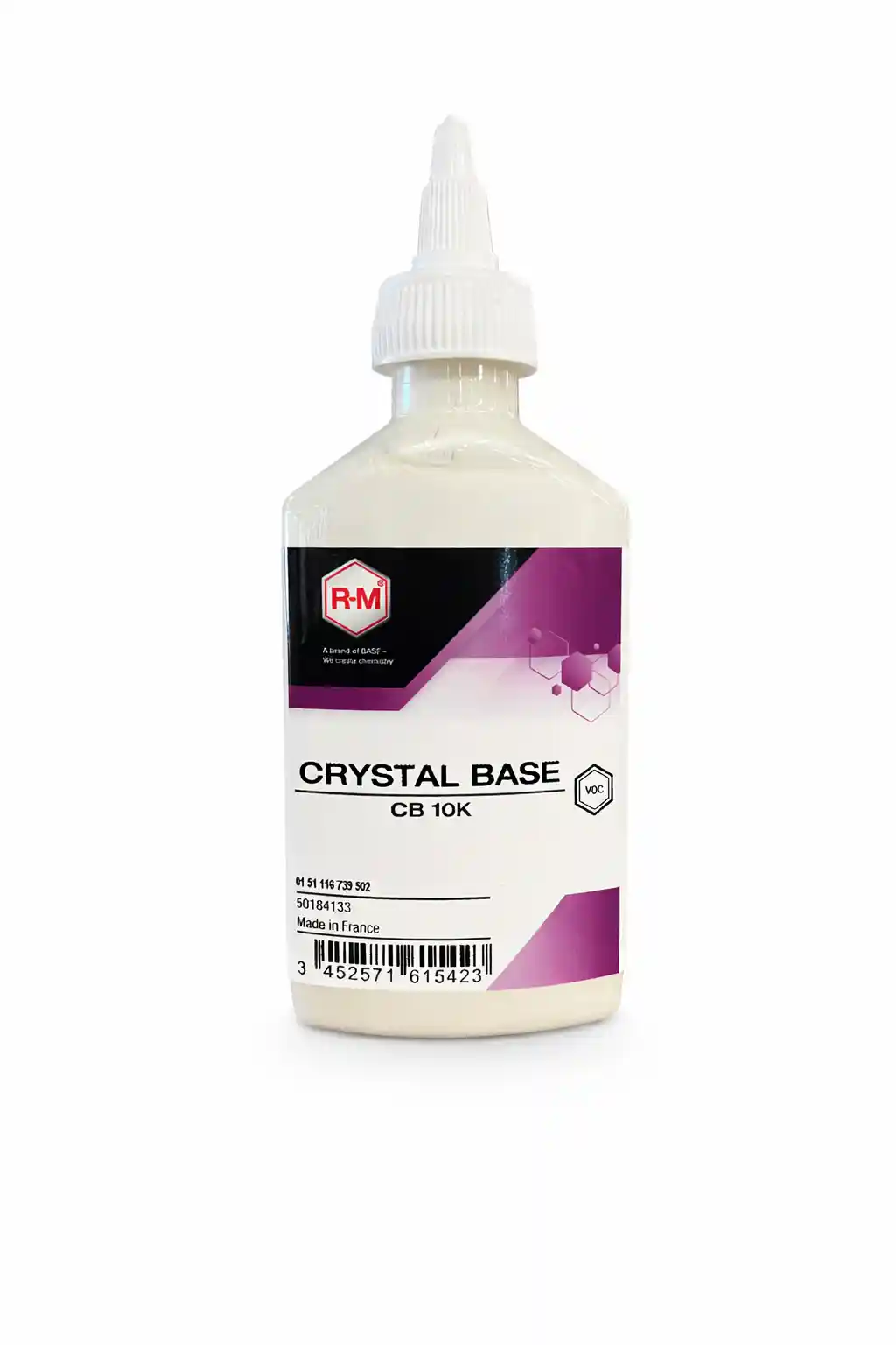 RM CB10K Crystal base blanc nacré fin 0.125L