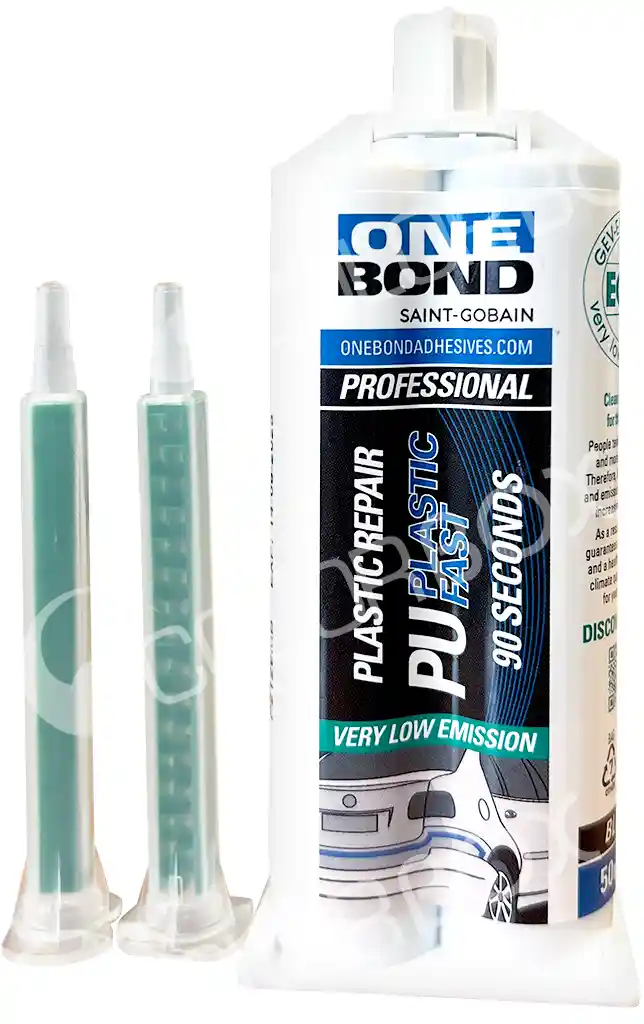 ONE BOND PLASTIC_FAST Colle PU pour réparation des plastiques rapide 90 secondes 50ml