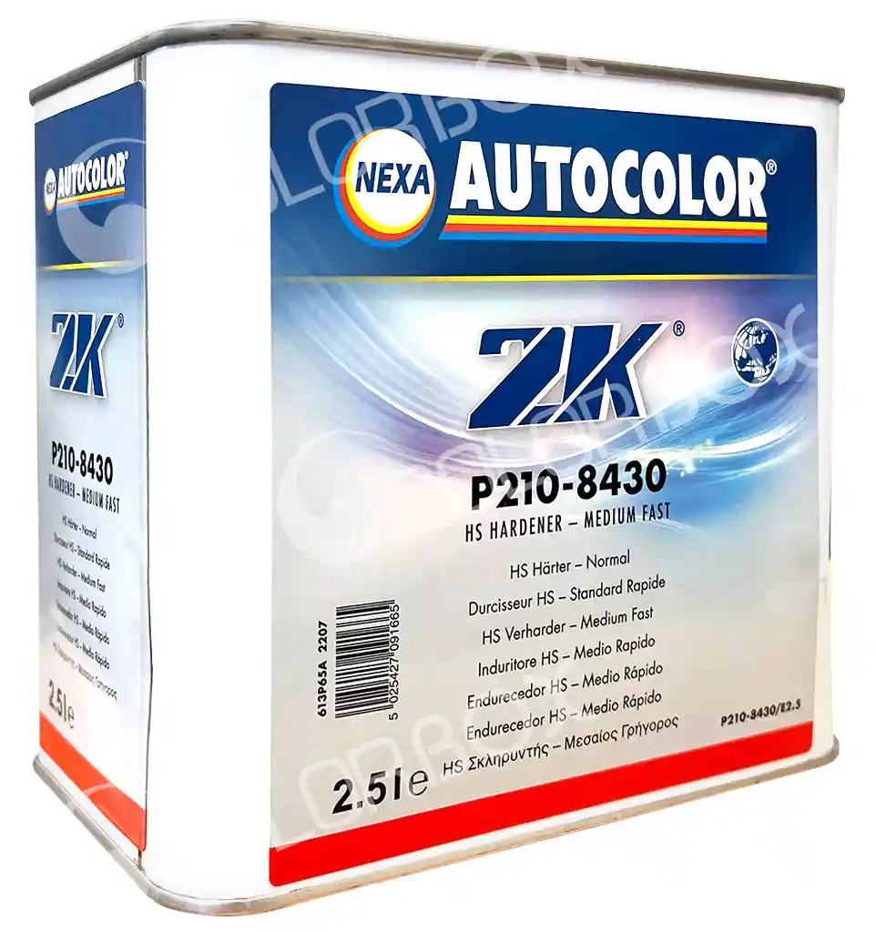 AUTOCOLOR P210-8430 Durcisseur Medium Fast 2.5L pour apprêt