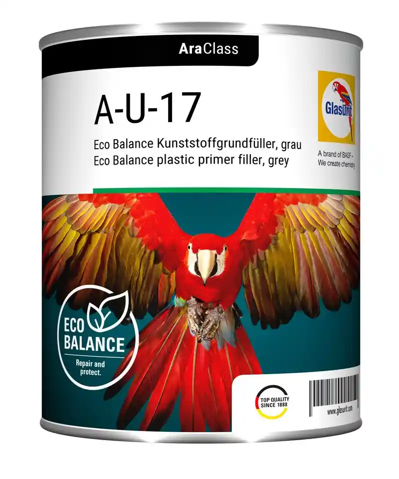 GLASURIT A-U-17 Gris - Impression apprêt pour plastiques 1L
