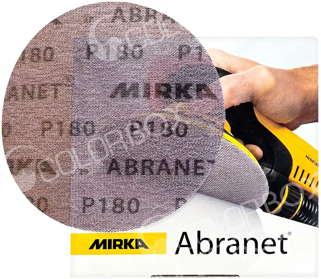 MIRKA 5424105018 P180 diam 150mm - 50 disques ABRANET super performants !