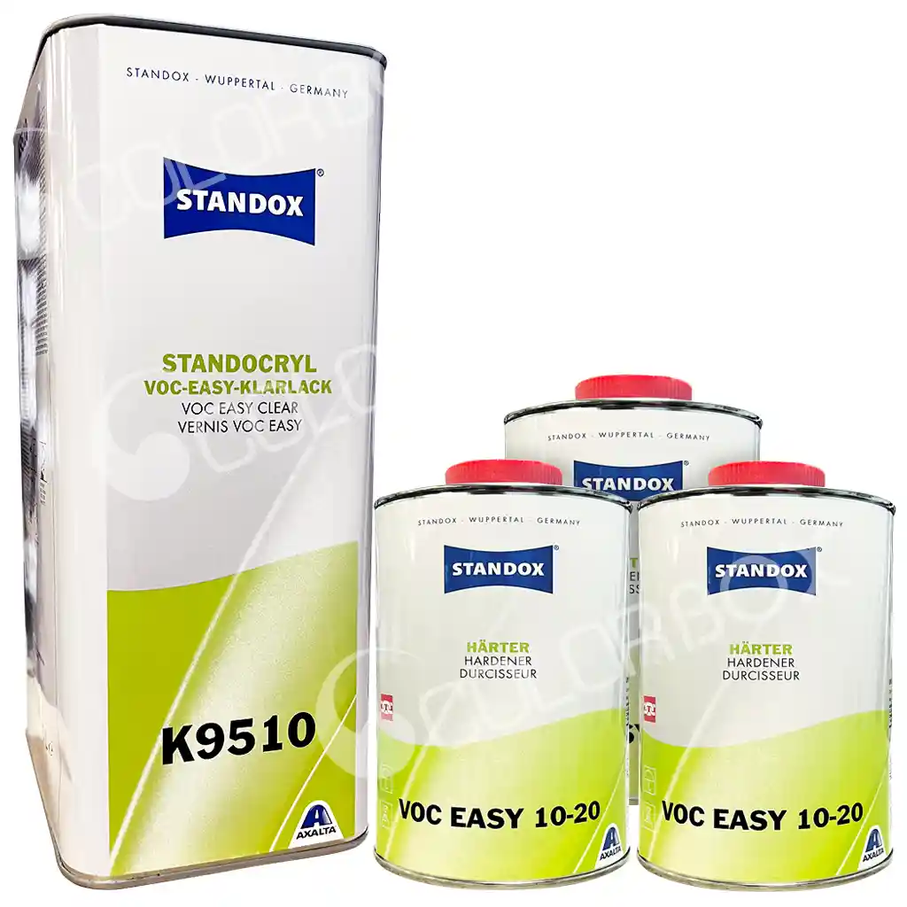 STANDOX KIT_K9510 Kit vernis EASY 02084151 + 3 durcisseurs FAST 02086224
