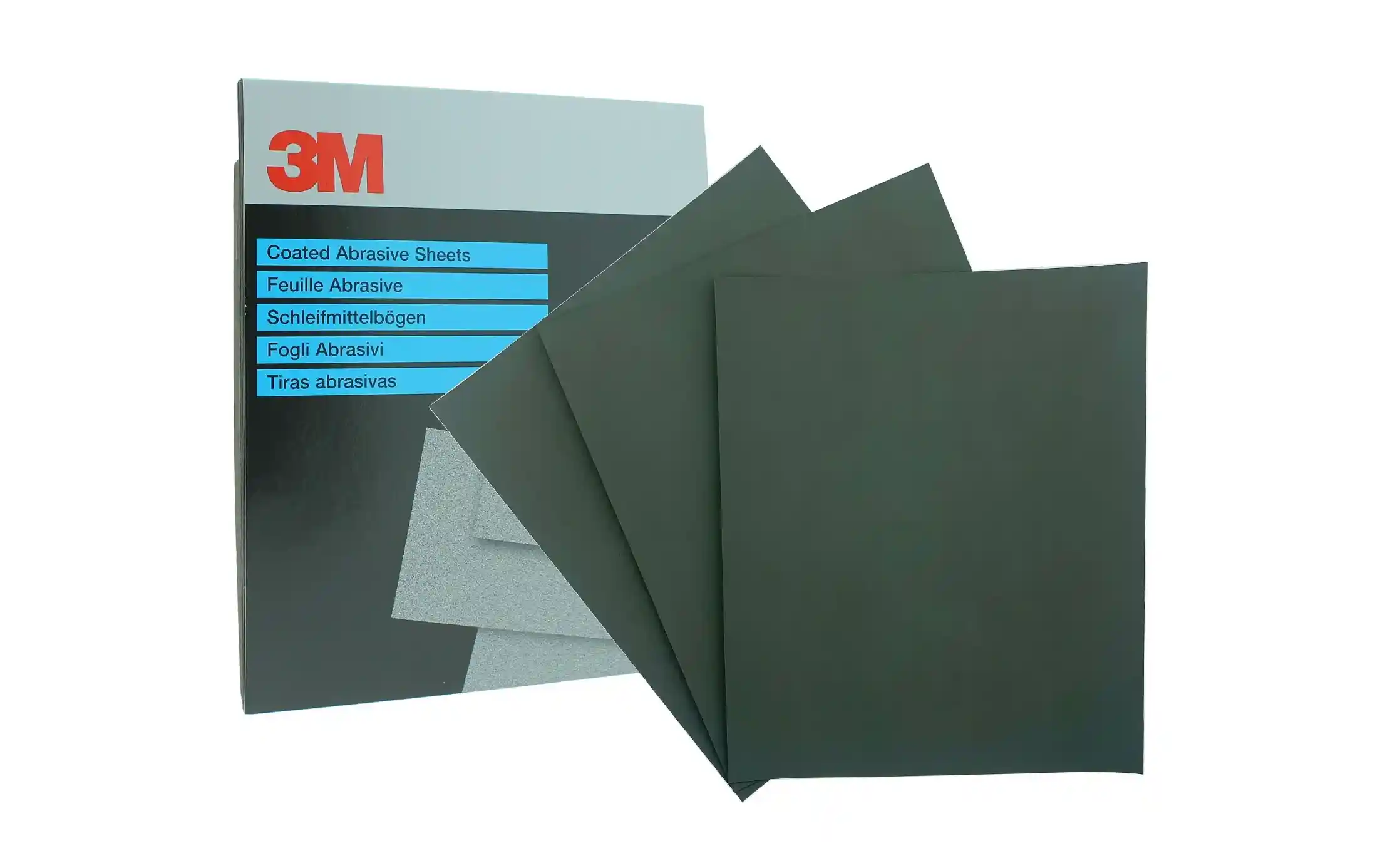 3M 63161 P120 50 feuilles abrasives à sec 230 x 280mm