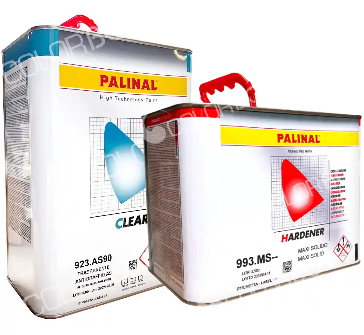 PALINAL KIT_AS90 1 vernis anti-rayures 923.AS90 + 1 durcisseur 993.MS2 2.5L
