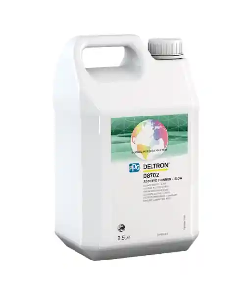 PPG D8702 Diluant additif lent 2.5L pour brillant direct D60xx