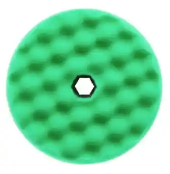 3M 50962 Diam 150mm mousse de polissage alvéolée verte à montage facile