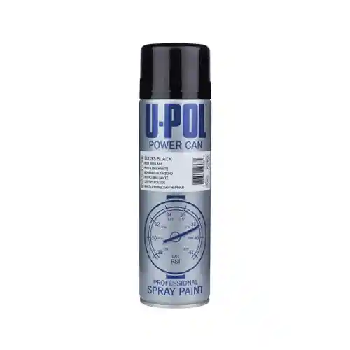 U-POL PCGW/AL Gloss white Power Can 500ml spray colour