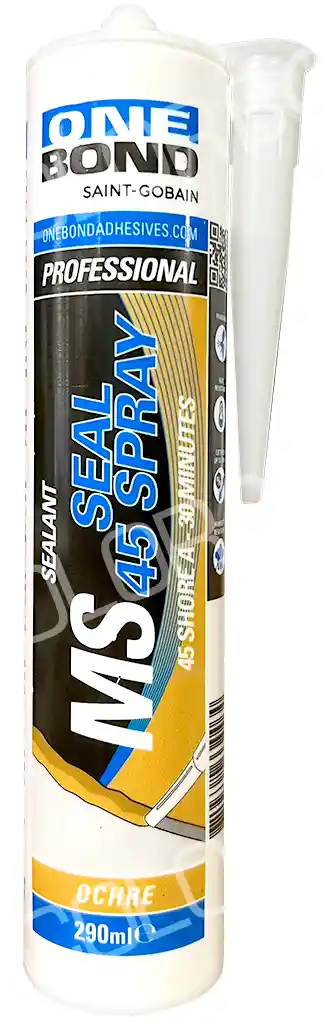 ONE BOND MS_SEAL_45 30 minute spray body filler ochre 290ml