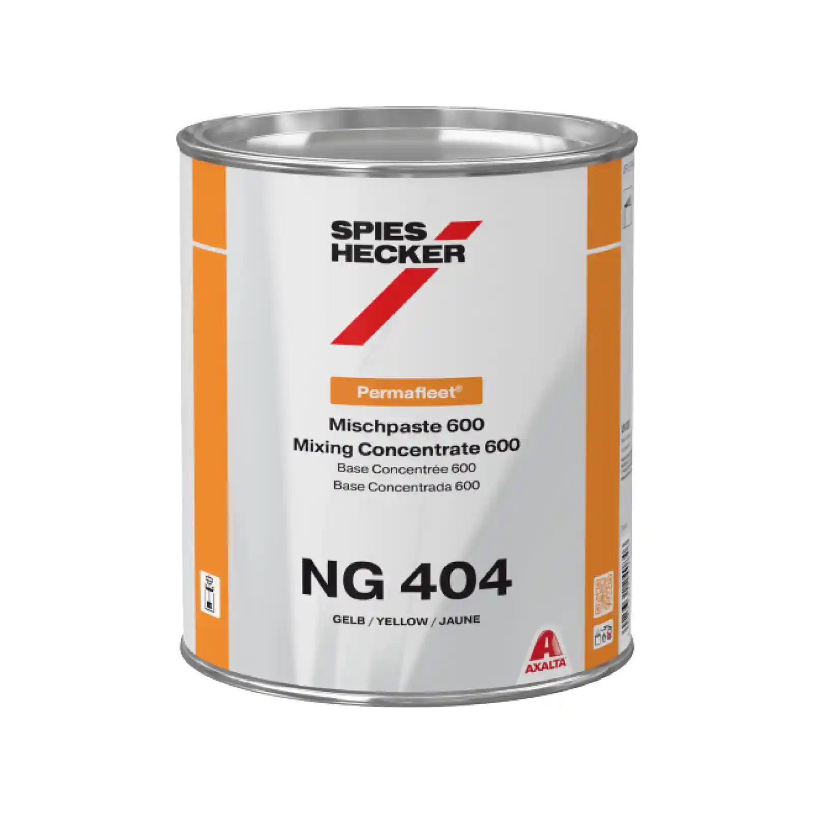 SPIES HECKER NG404 Yellow Permafleet base concentrate 600 3.5L