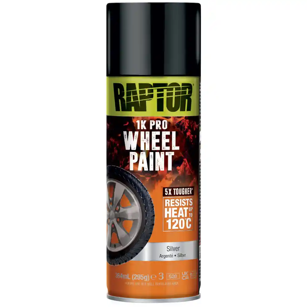 RAPTOR RWPSV/AL Argenté - Peinture RAPTOR pour jantes en aérosol 364ML