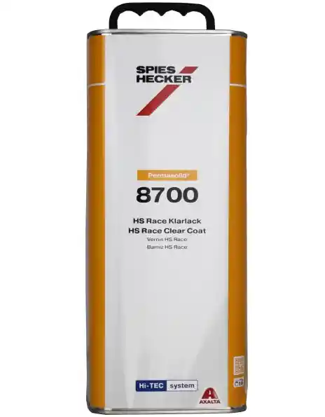 SPIES HECKER 8700 Clearcoat Permasolid HS RACE 5L