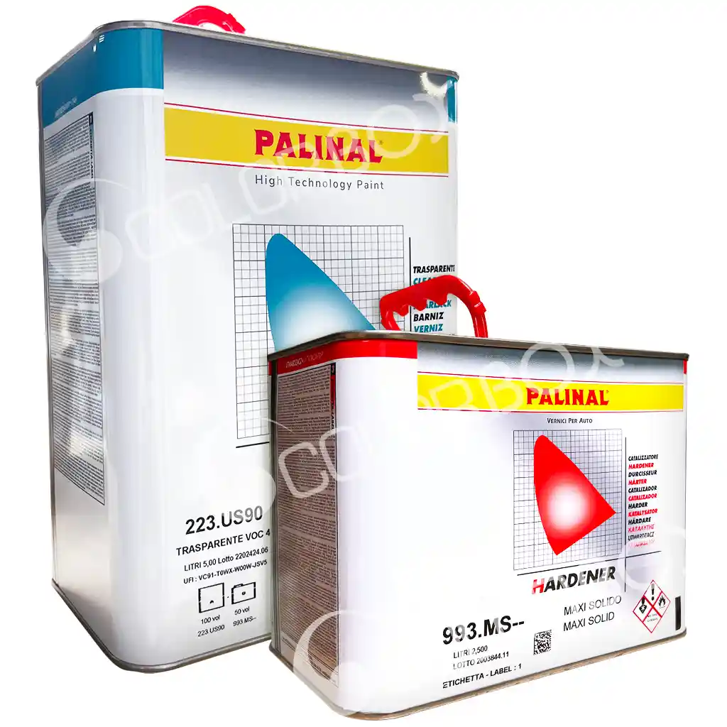 PALINAL KIT_US90 Kit vernis HAUT DE GAMME HS 5l + durcisseur 993MS2 standard 2.5L