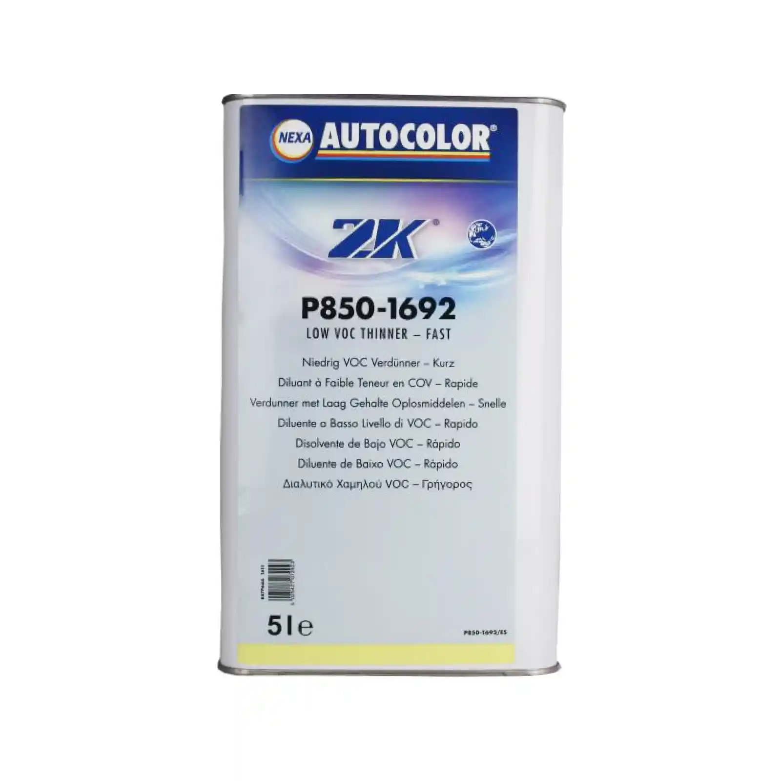 AUTOCOLOR P850-1692 Diluant bas COV rapide 5L