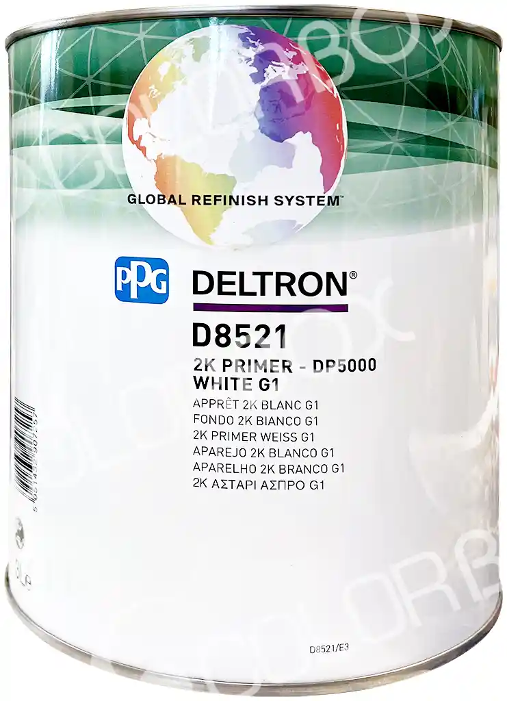 PPG D8521 Blanc - DP5000 Apprêt très garnissant 2K 3L