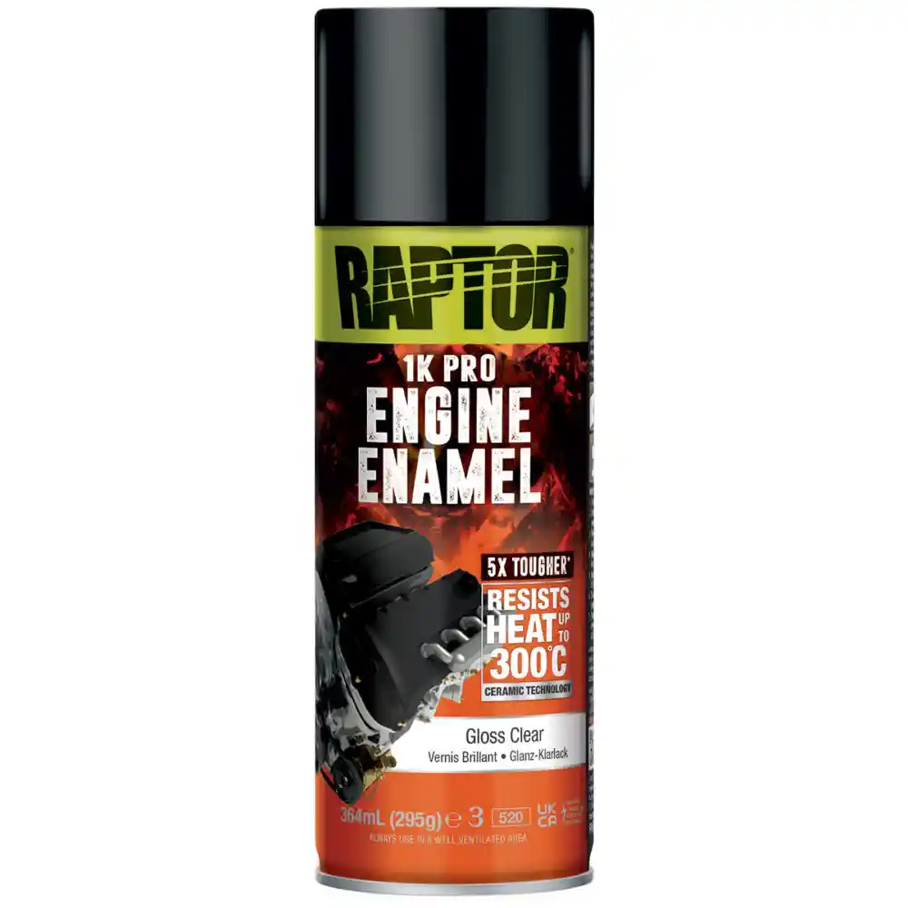 RAPTOR REEGC/AL Vernis brillant RAPTOR pour moteur aérosol de 364ml