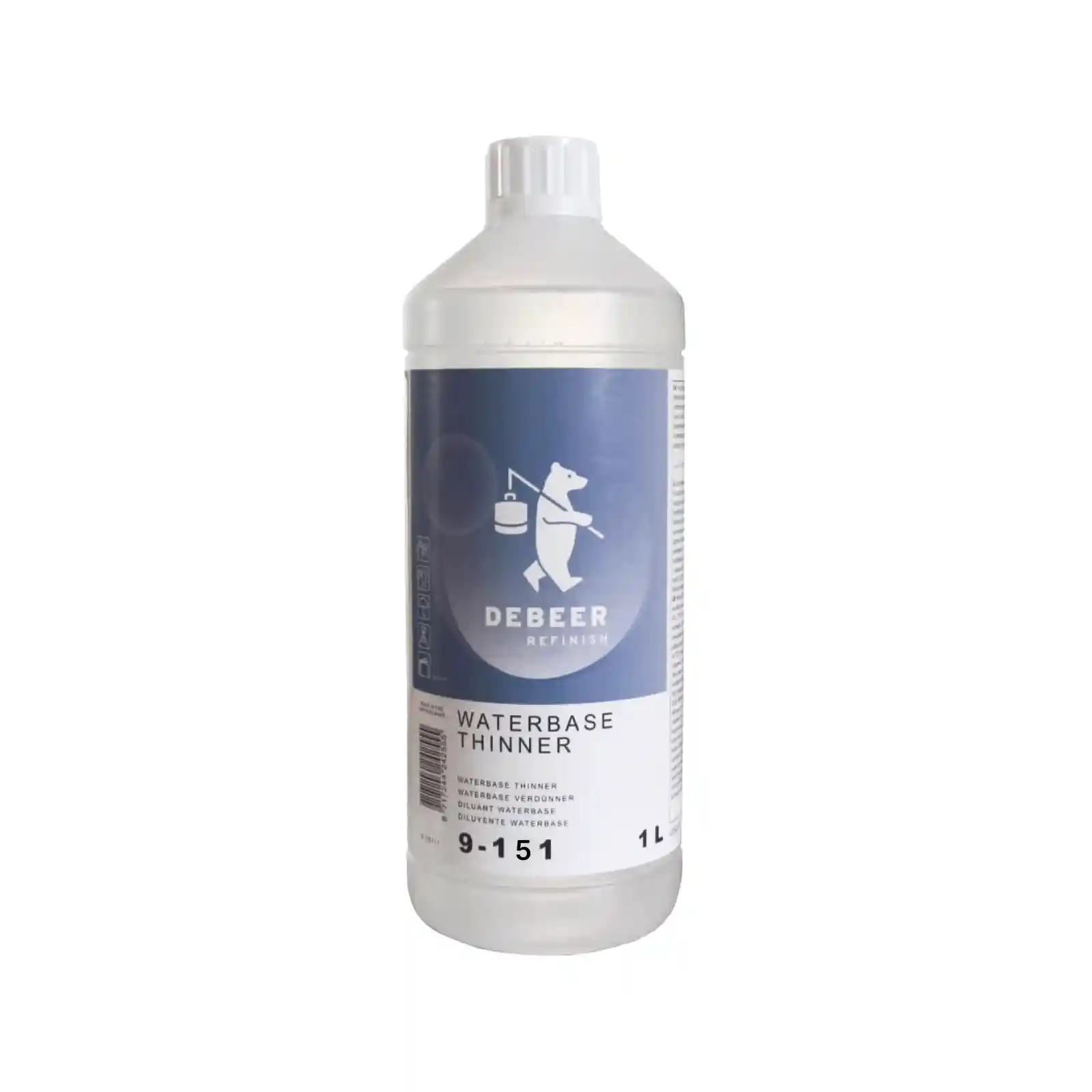 DEBEER 9-151 1L water-based thinner