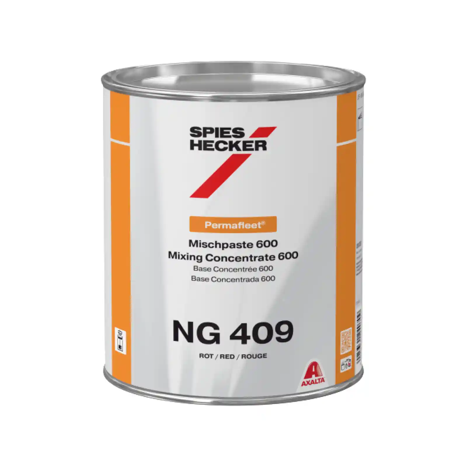 SPIES HECKER NG409 Permafleet Red Concentrate 600 3.5L