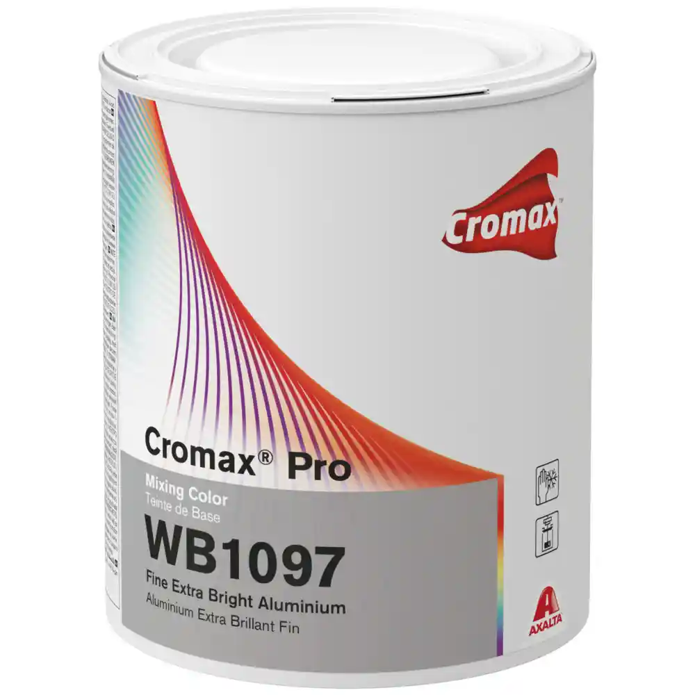 CROMAX PRO WB1097 Aluminium gloss extra fine 1L
