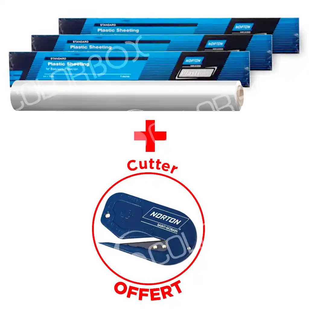 NORTON KIT_PLASTIFILM 3 Plastifilm achetés = 1 cutter Norton offert