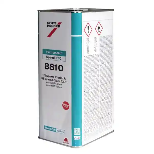 SPIES HECKER 8810SP 8810 Permasolid HS Speedtec Clear Coat 5L - Spies Hecker