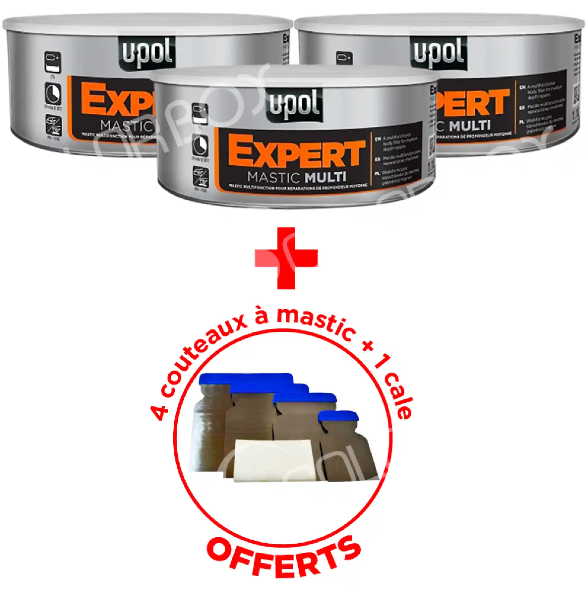KIT_EXPERT 3 body fillers purchased = 1 set of 001420 Japanese knives free