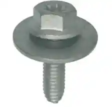 RESTAGRAF 11568 Vis tête H à embase+rondelle M6-1x20mm carénage : Dacia Opel Renault