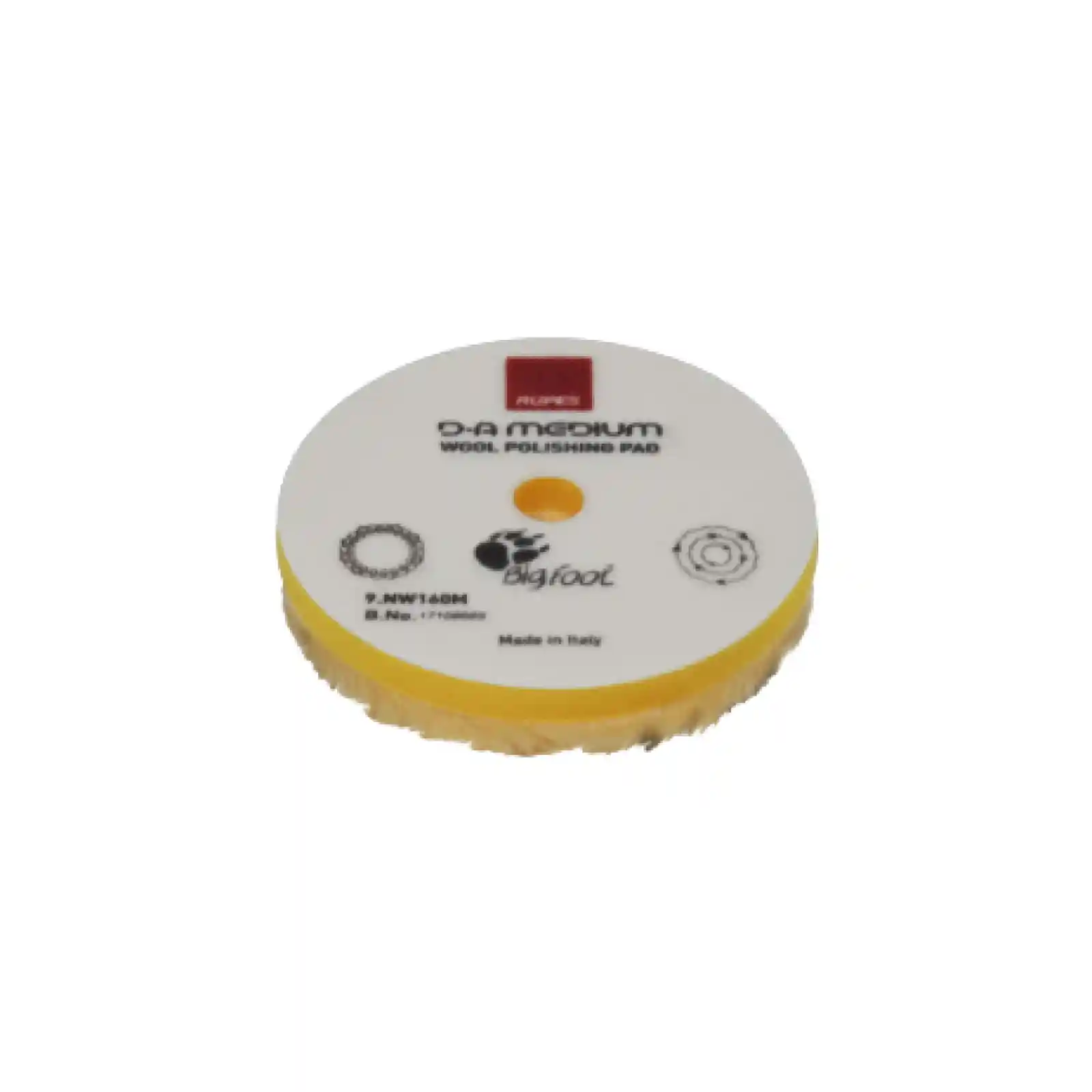 RUPES NW_130M Diam 130mm 1 yellow medium wool polishing pad
