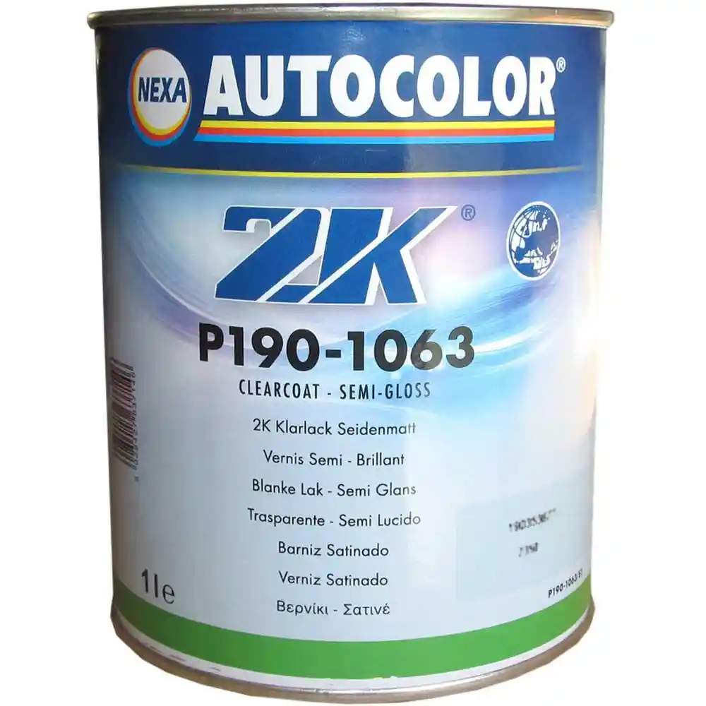 AUTOCOLOR P190-1063 Semi-Gloss Clearcoat 1L