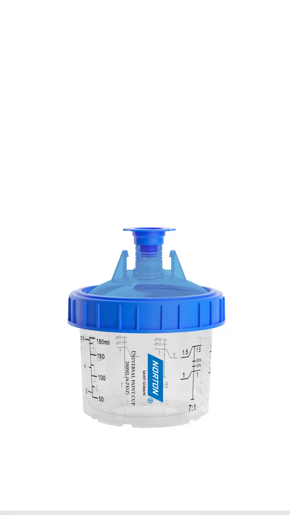 NORTON UNIVPS200 200ml 125µ - 50 Poches jetables Universal Paint Cups