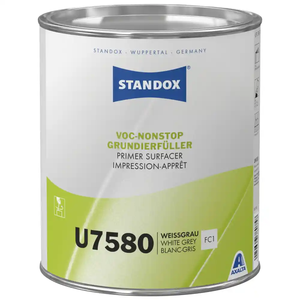 STANDOX 02078075 Blanc gris U7580 - Impression apprêt VOC Nonstop 3.5L