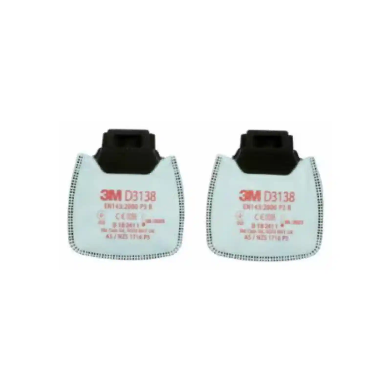 3M D3138 2 Filtres à particules P3R VO/GA pour masque FF-803