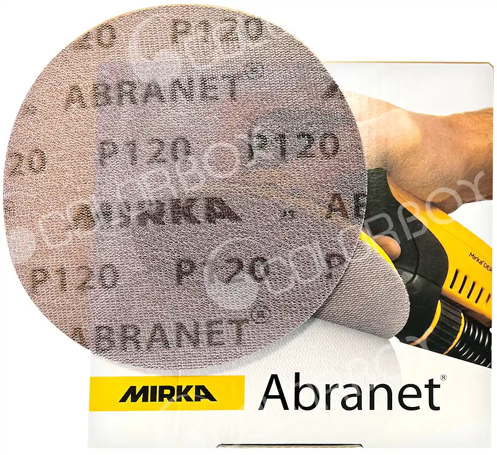 MIRKA 5424105012 P120 diam 150mm - 50 disques ABRANET super performants !
