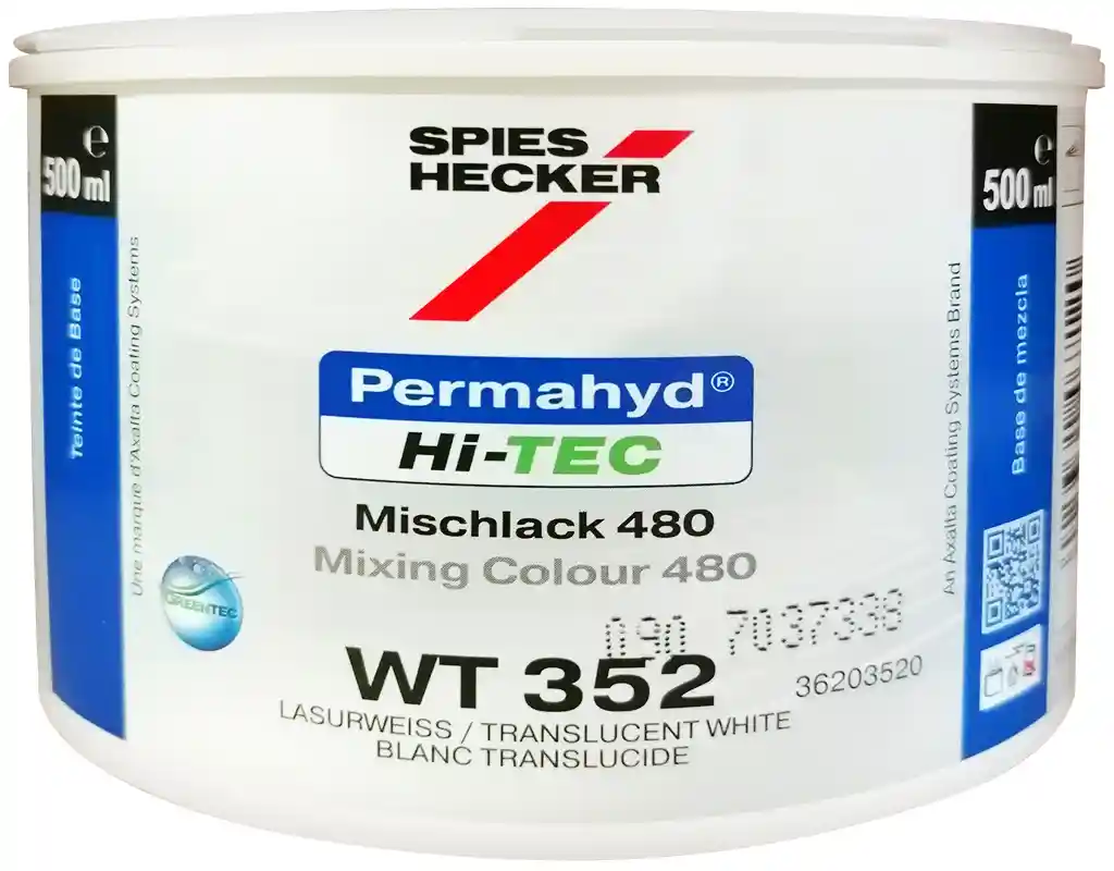 SPIES HI TEC WT352 White glaze 0.5L