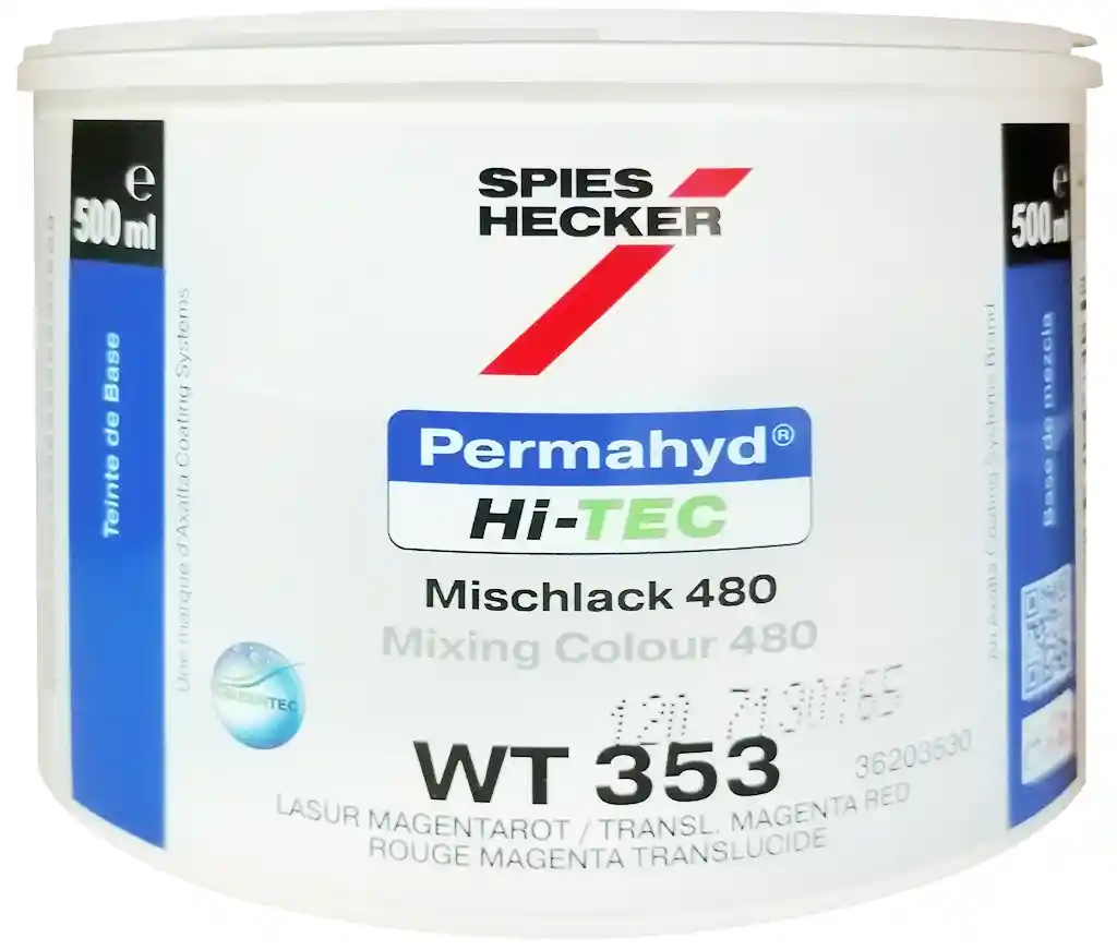 SPIES HI TEC WT353 Magenta red glaze 0.5L