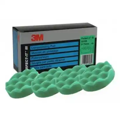 3M 50499 Diam 75mm 4 mousses de polissage verte 