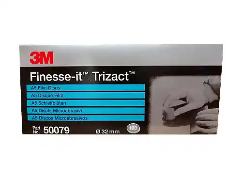 3M 50079 P3000 diam 32mm 100 disques Trizact sur film polyester 