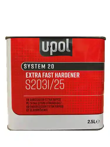 U-POL S2031/2.5 Durcisseur extra rapide pour vernis HS et apprets UHS - 2.5L