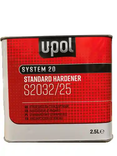 U-POL S2032/2.5 Durcisseur standard pour vernis HS et apprêts UHS - 2.5L