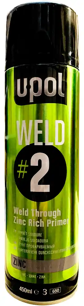 U-POL WELD/AL Special welding spray - zinc colour 450ML