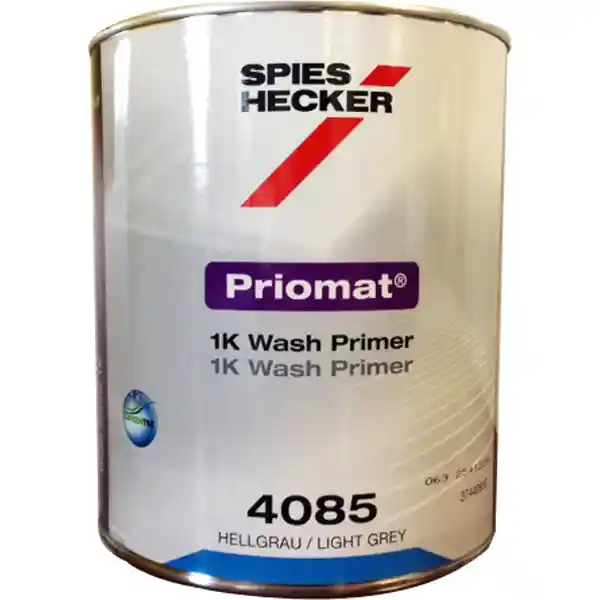 SPIES HECKER 4085LG Light grey- 1K wash primer 3.5L sandable or wet-on-wet
