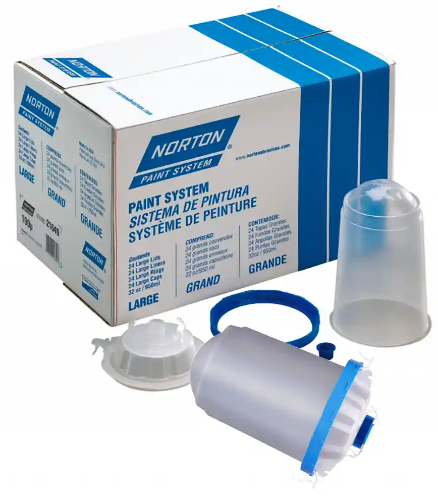 NORTON NPS190 NPS 750ml 190µ 48 disposable bags +48 lids